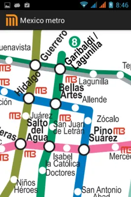 Mexico metro android App screenshot 1